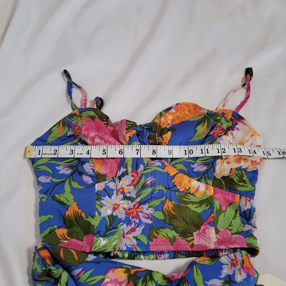 B.O.G. Lottie & Holly Summer Vacation Floral 2 Piece Tank & Skort Size Small - Picture 10 of 13